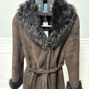Aston 3/4 Shearling Coat